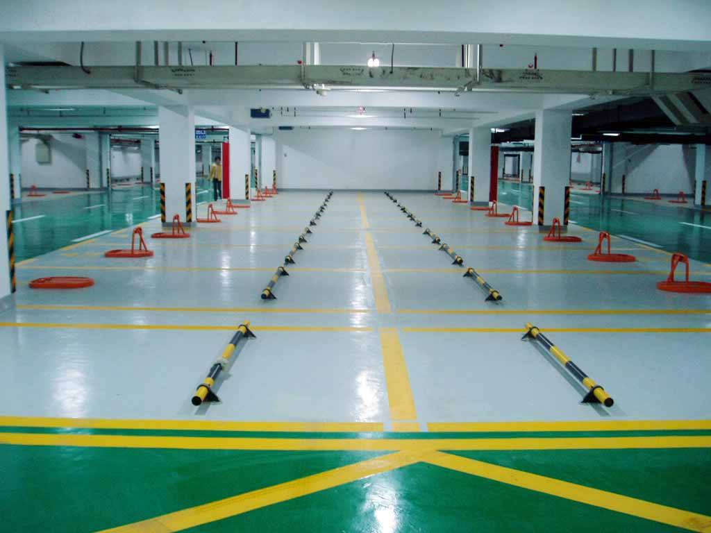 长沙停车场车位划线厂家|地下车库划线厂家价格 